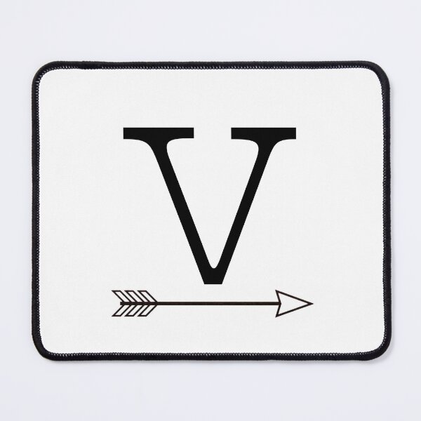 Artikelvorschau, Monogrammbuchstabe V mit Stammespfeil entworfen und verkauft von JustSeasons.