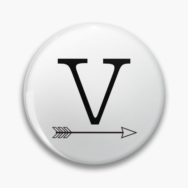 Artikelvorschau, Monogrammbuchstabe V mit Stammespfeil entworfen und verkauft von JustSeasons.