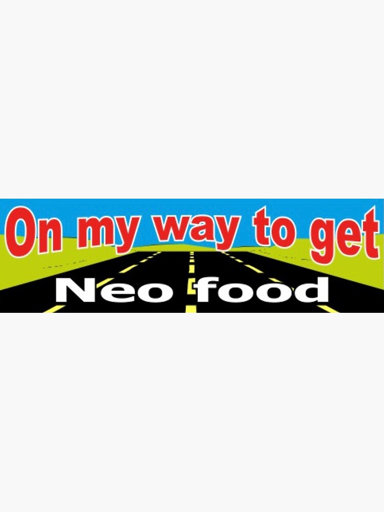 Thumbnail 3 von 3, Sticker, Auf dem Weg, Neo-Food zu holen designt und verkauft von javis808.