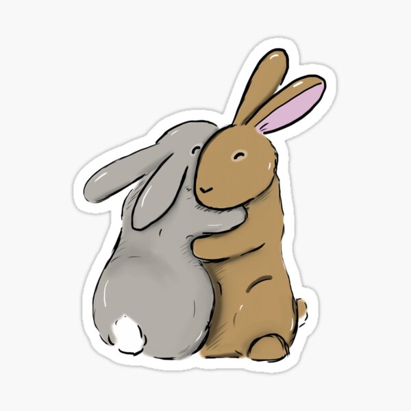 Item preview, Bunny hugs designed and sold by Willow Grove Designs.