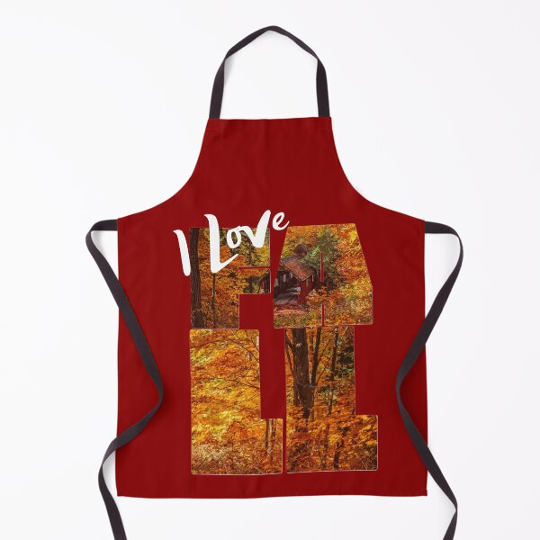 Item preview, Fall Leaf Design with Bright Colorful Autumn Leaves and Covered Bridge Scenery designed and sold by LifeCrush.