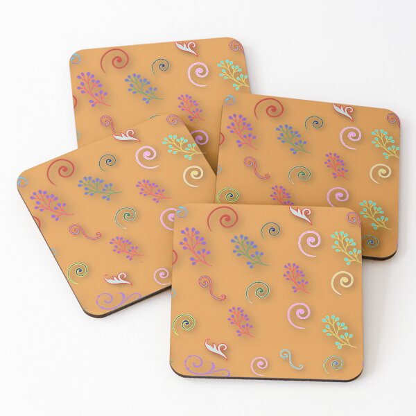 Item preview, Abstract floral patterns  designed and sold by Suguna Ganeshan.