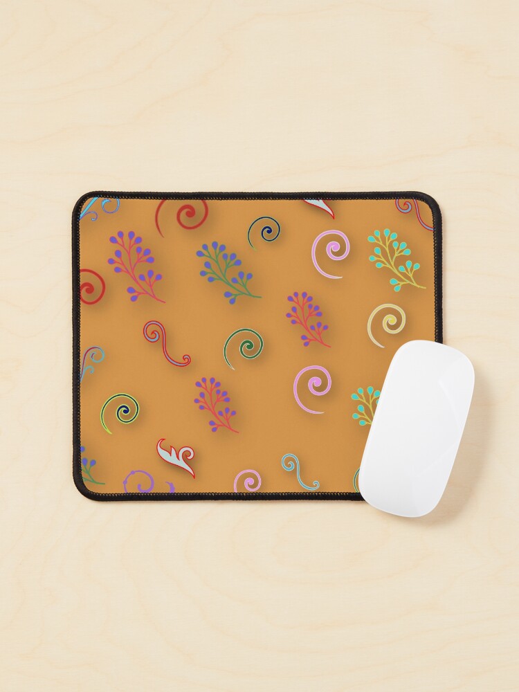 Thumbnail 1 of 5, Mouse Pad, Abstract floral patterns  designed and sold by Suguna Ganeshan.
