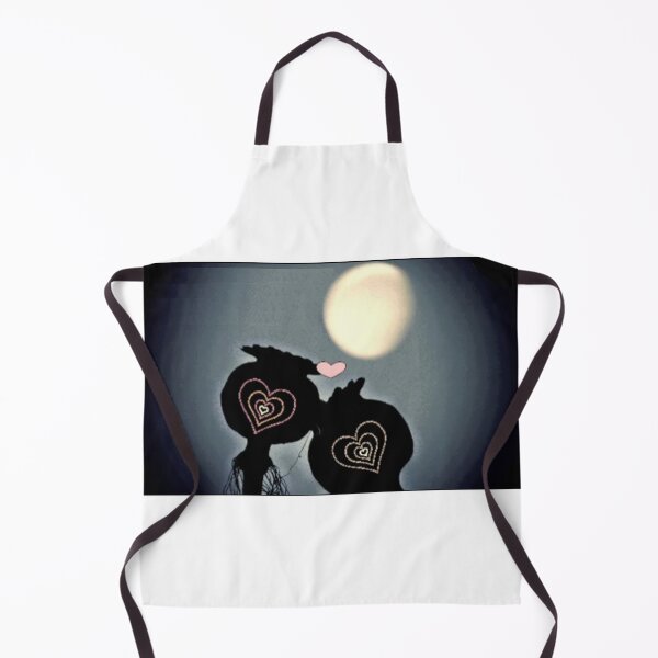 Item preview, Lean On Me Poppy Moon Silhouette Valentine Love designed and sold by PoppyPrintShop.