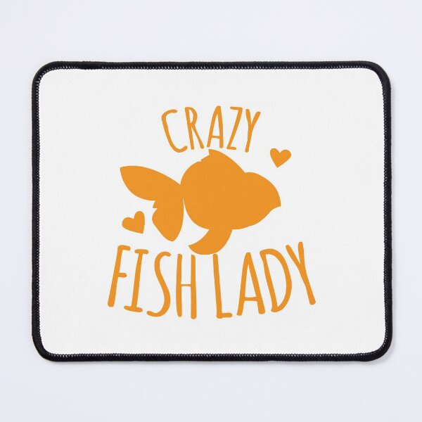 Item preview, Crazy Fish lady with cute little goldfish designed and sold by jazzydevil.