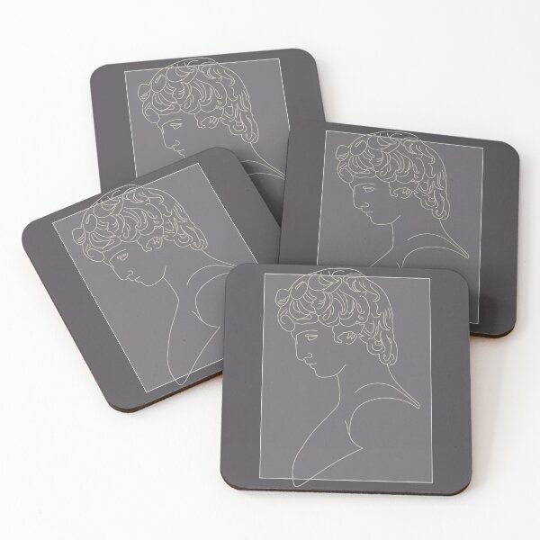 Item preview, minimal illustrations of ancient greek sculptures designed and sold by Roberta Calabrese.