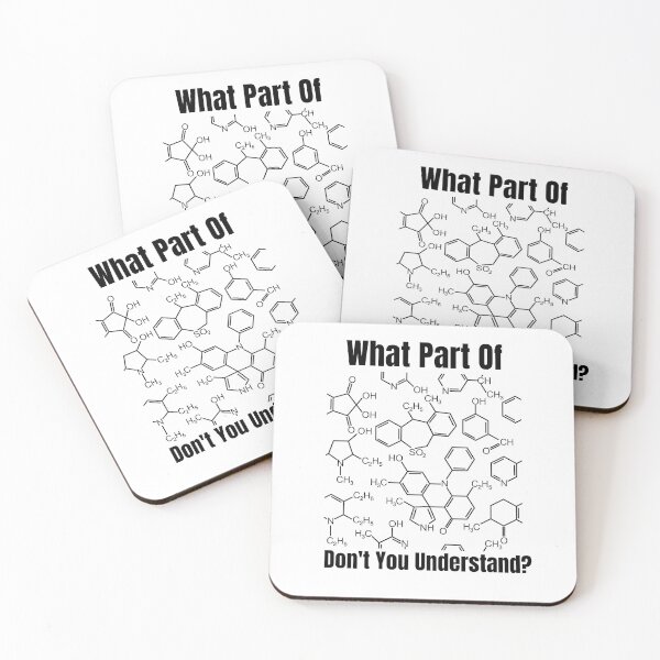 Item preview, What Part Of Don't You Understand | Funny Chemistry Gift  designed and sold by Anton Ashraf.