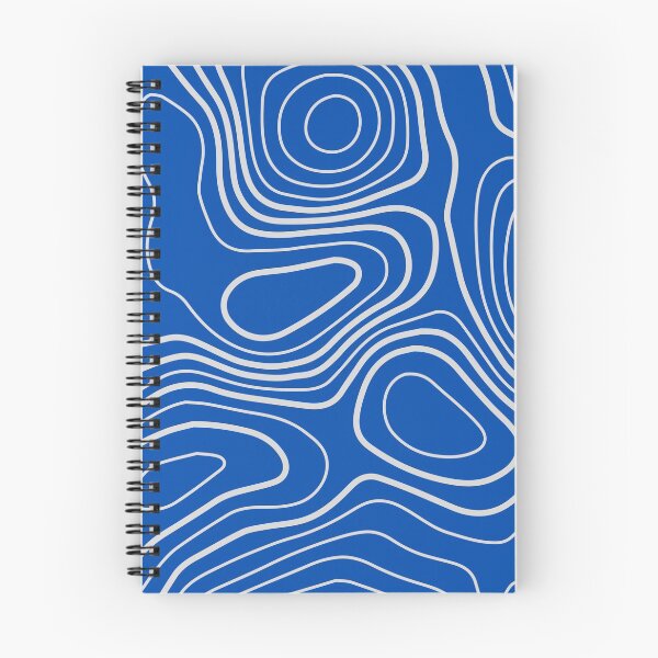 Item preview, Topography Blue Gray Circles Pattern designed and sold by LifeProApperal.