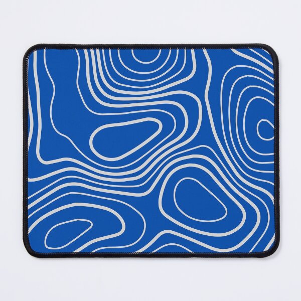 Item preview, Topography Blue Gray Circles Pattern designed and sold by LifeProApperal.