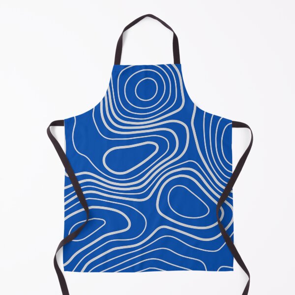 Item preview, Topography Blue Gray Circles Pattern designed and sold by LifeProApperal.