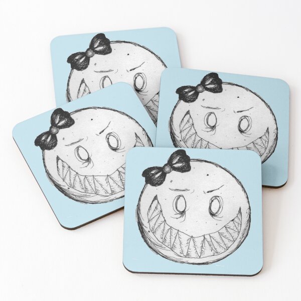 Item preview, SMILE - Laughing Daemon (Light Blue) designed and sold by CoraDaffodil.