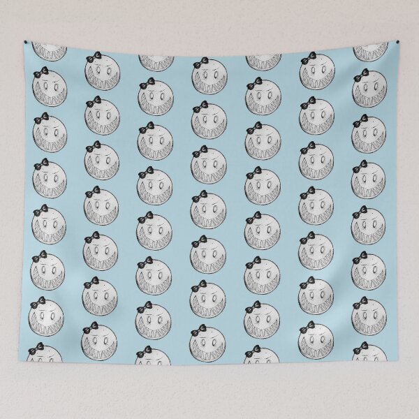 Item preview, SMILE - Laughing Daemon (Light Blue) designed and sold by CoraDaffodil.