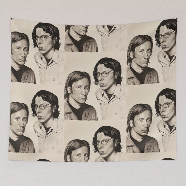 Item preview, The Black Keys Realism Charcoal Drawing designed and sold by mandikopec.
