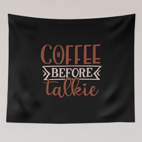 Item preview, Coffee- Coffee Before Talkie designed and sold by HDPrinting.