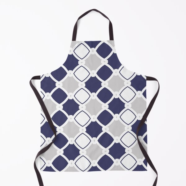 Artikelvorschau, Modern, ornamental, light grey, navy blue, blue, white pattern entworfen und verkauft von Svitac.