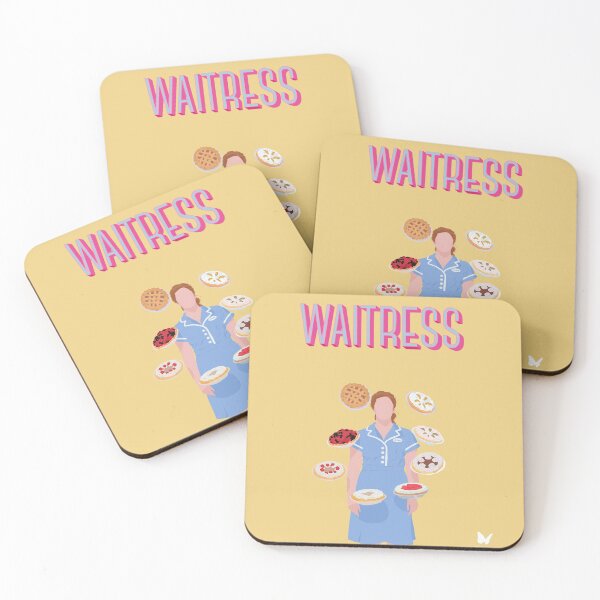 Item preview, Waitress Musical Minimalist Poster designed and sold by Holly Dodd.