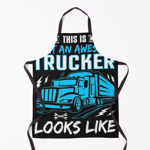 Item preview, Awesome Trucker Looks Truck Driver Truck Operator designed and sold by fantasyy.