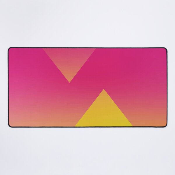 Geomatric line pattern Desk Mat