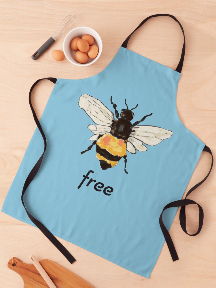 Thumbnail 1 of 6, Apron, Bee free designed and sold by lordyswiss.