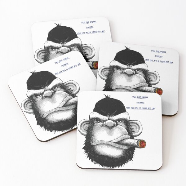 Item preview, Cartoon Print of an ape's face with text.....!!! designed and sold by VIVEK KUMAR RAI.