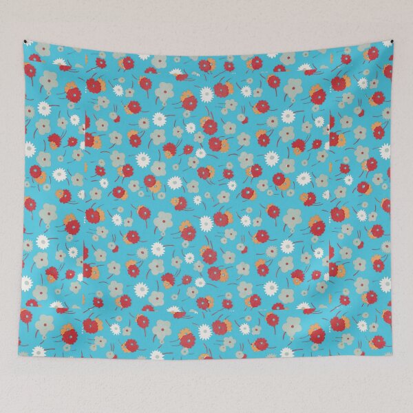 Item preview, White, gray, pink and red flowers (1929) By Charles Goy designed and sold by JABG-01.