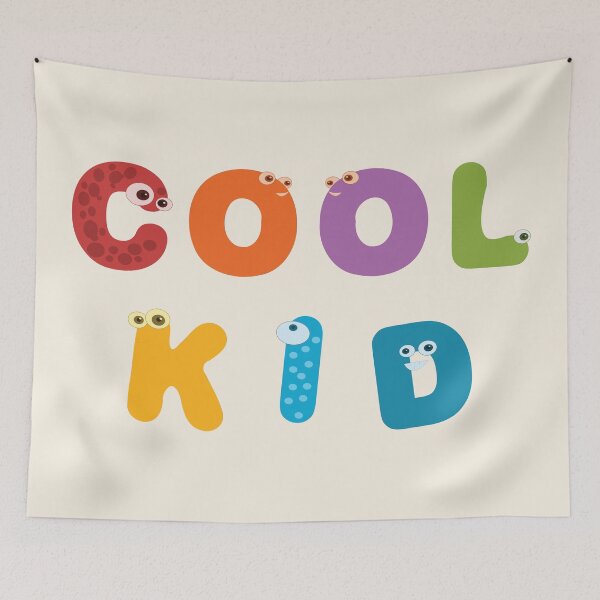 Item preview, Cool kid funny face letters for kids on First day in kindergarten designed and sold by Alice-Elgawi.
