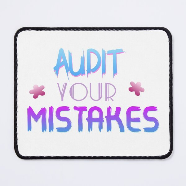 Item preview, AUDIT YOUR MISTAKES designed and sold by BetyStore.