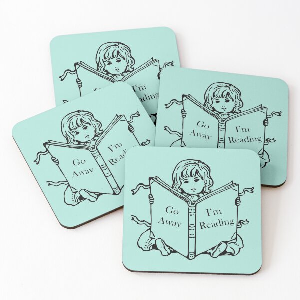 Item preview, Go Away I'm Reading designed and sold by Thinklings.