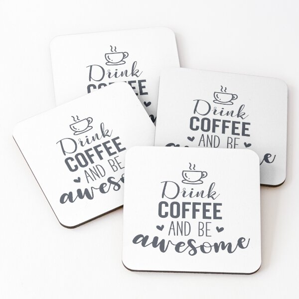 Item preview, Coffee- Drink Coffee Be Awesome designed and sold by HDPrinting.