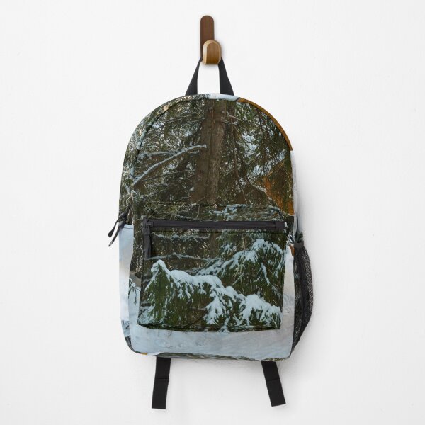 Item preview, house on snowy forest - white view - snow designed and sold by DOKU_TEAM SHIRT.