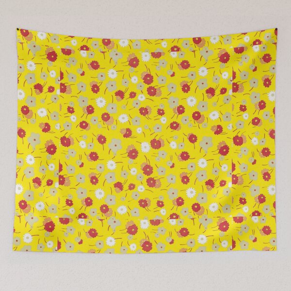 Item preview, White, gray, pink and red flowers (1929) By Charles Goy designed and sold by JABG-01.