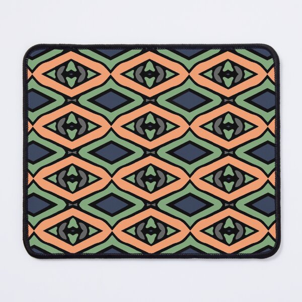 Item preview, Chains of Orange and Green Diamonds designed and sold by MelindaLedsome.