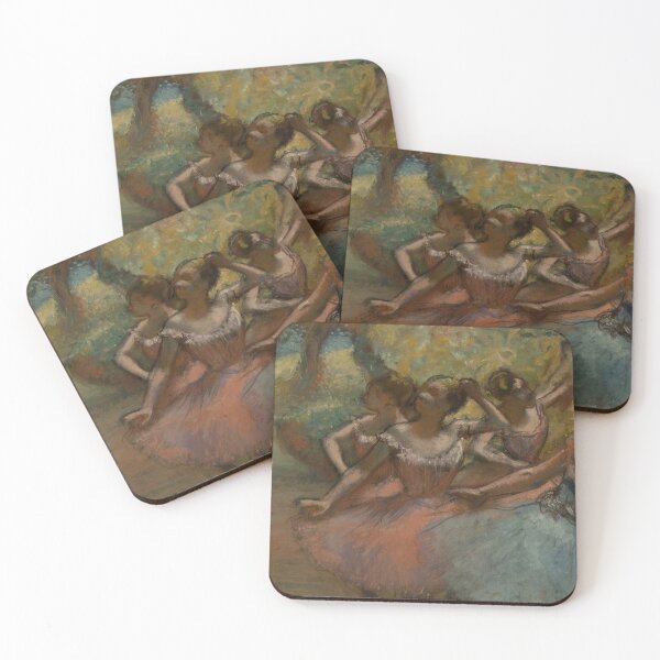 Item preview, Four Ballet Dancer on Stage by Edgar Degas designed and sold by sunny-007.