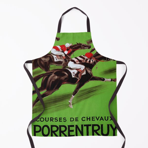 Aperçu de l'œuvre Annonce de sport et de voyage de courses de chevaux vintage créée et vendue par Glimmersmith.