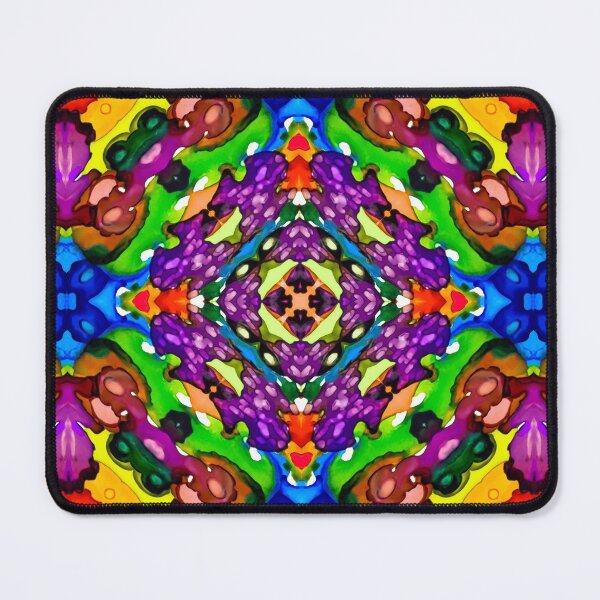Item preview, Bright Jewels Watercolor Ink Kaleidoscope Mandala 23 designed and sold by MelindaLedsome.