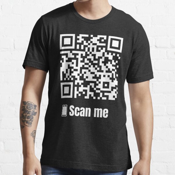 rick roll qr code moletom com capuz