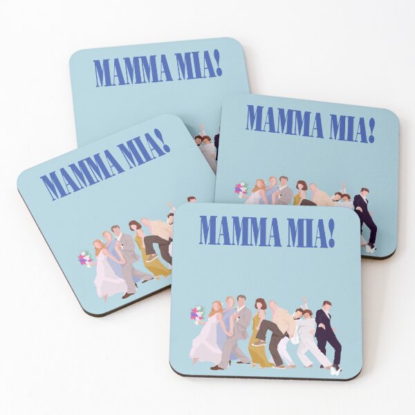 Item preview, Mamma Mia Minimalist Poster designed and sold by Holly Dodd.