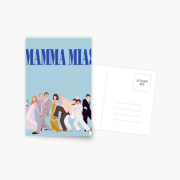 Item preview, Mamma Mia Minimalist Poster designed and sold by Holly Dodd.