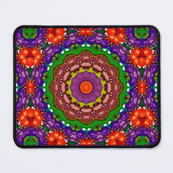 Item preview, Bright Jewels Watercolor Ink Kaleidoscope Mandala 38 designed and sold by MelindaLedsome.