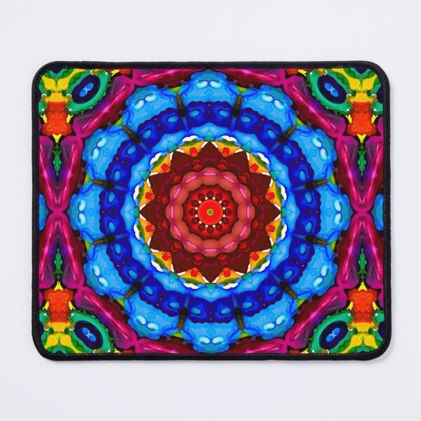 Item preview, Bright Jewels Watercolor Ink Kaleidoscope Mandala 18 designed and sold by MelindaLedsome.