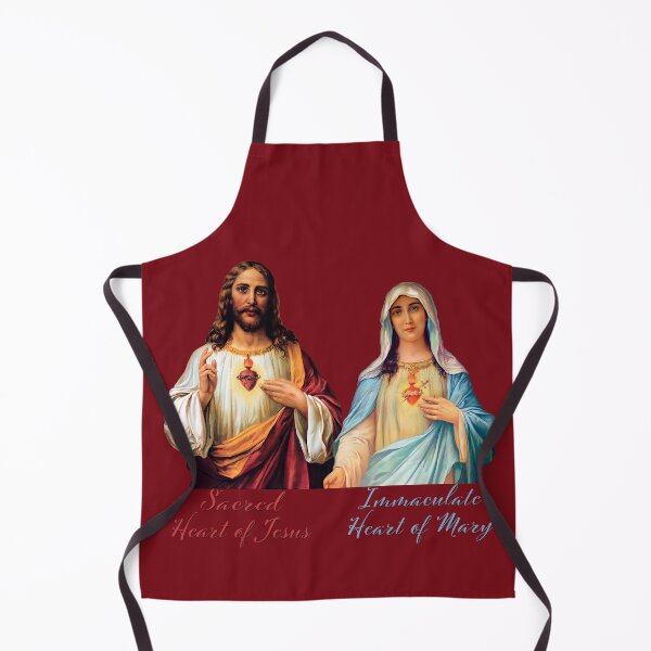 Item preview, Sacred and Immaculate Hearts - III (Jesus and Mary) Typography, Transparent background designed and sold by Brasilia.