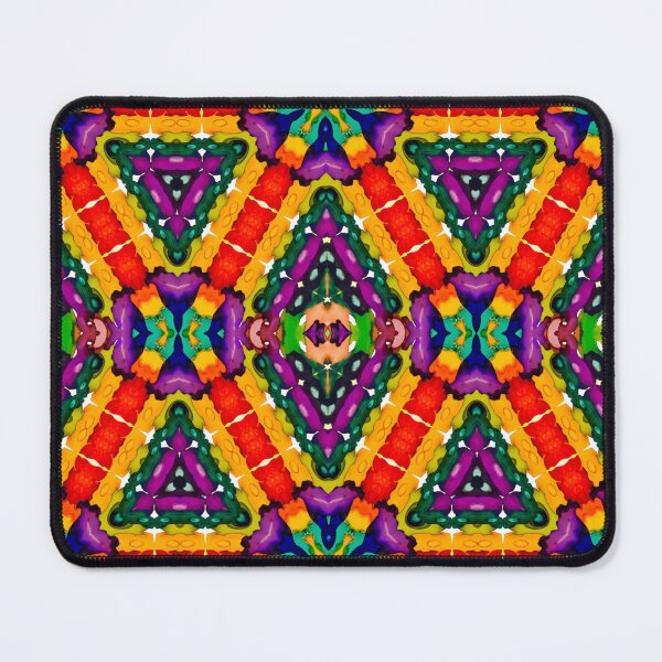 Item preview, Bright Jewels Watercolor Ink Kaleidoscope 8 designed and sold by MelindaLedsome.