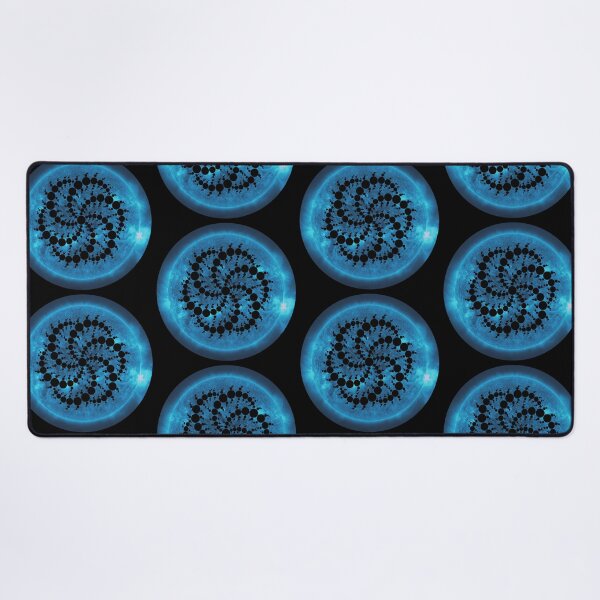 Item preview, Blue Fractal Spiral Sun, Solstice, Astronomy  designed and sold by amanda150771.