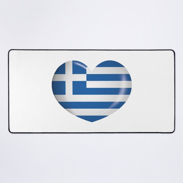 Item preview, Icon representing Greece heart button flag. Ideal for catalogs of institutional materials and geography designed and sold by LucianoCosmo.