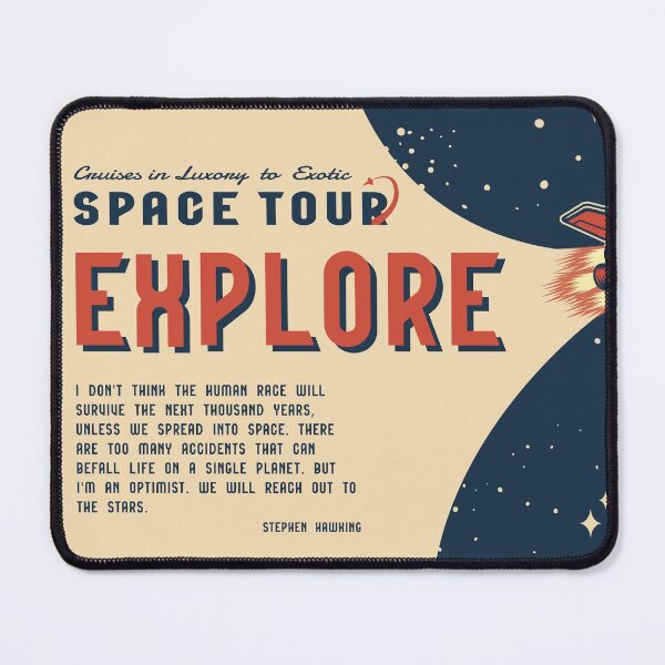 Item preview, Space Tour Explore Vintage Space Exploration designed and sold by Vector Scout Lab.