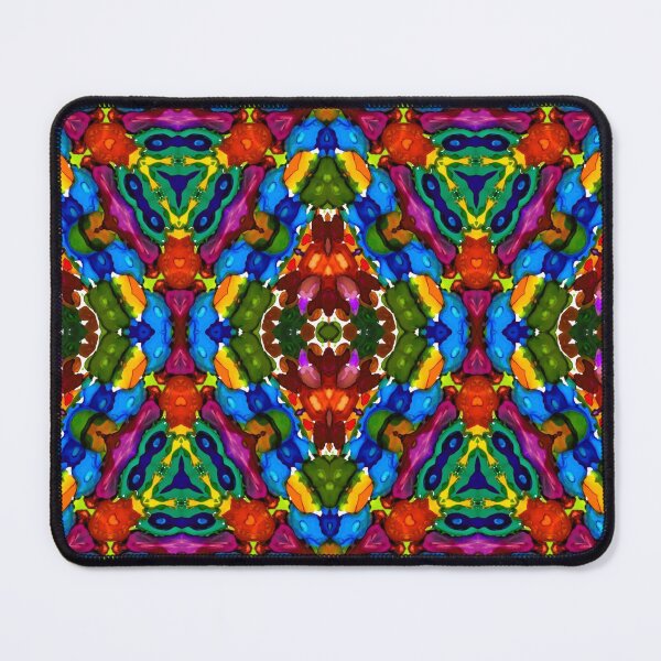 Item preview, Bright Jewels Watercolor Ink Kaleidoscope Mandala 10 designed and sold by MelindaLedsome.
