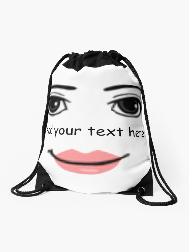 Mochila saco for Sale con la obra «cara de mujer roblox» de rbopone