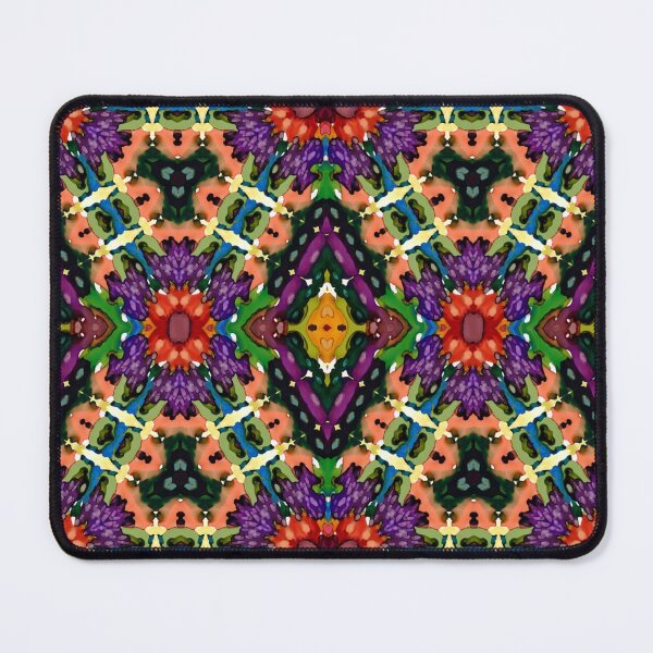 Item preview, Bright Jewels Watercolor Ink Kaleidoscope   designed and sold by MelindaLedsome.