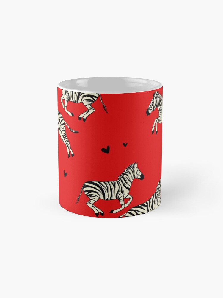 Thumbnail 4 of 6, Coffee Mug, Vintage Zebra designed and sold by Milatoo.
