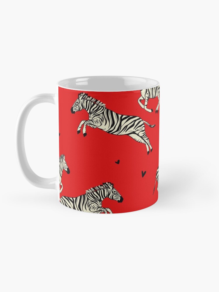 Thumbnail 3 of 6, Coffee Mug, Vintage Zebra designed and sold by Milatoo.